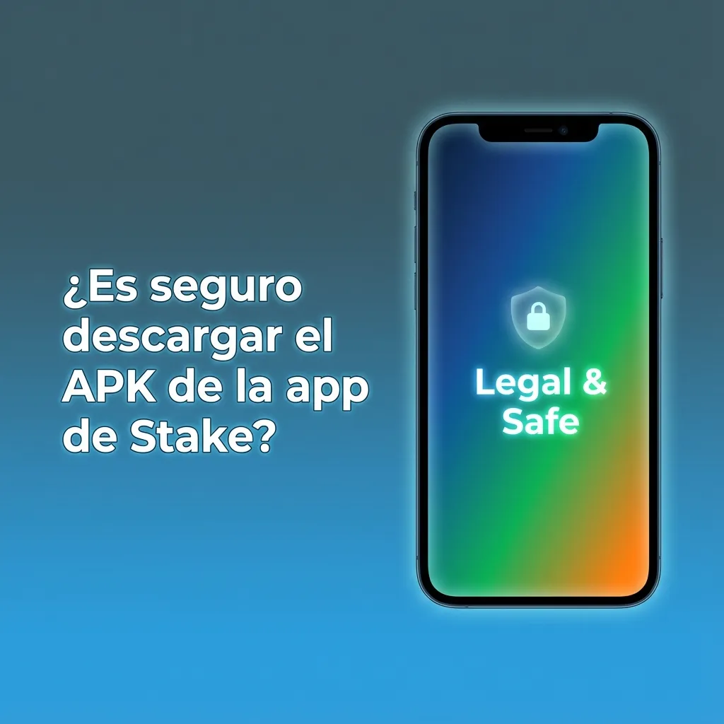 Ilustración de móvil con candado y escudo SSL, simbolizando descarga segura del APK oficial de la app de apuestas Stake