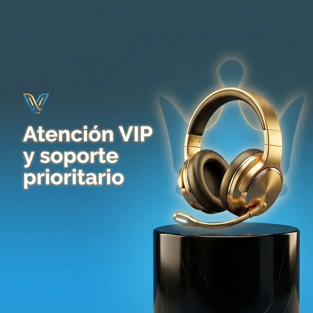Ilustración de servicio VIP: jugador recibe atención prioritaria y soporte personalizado en un casino en línea.