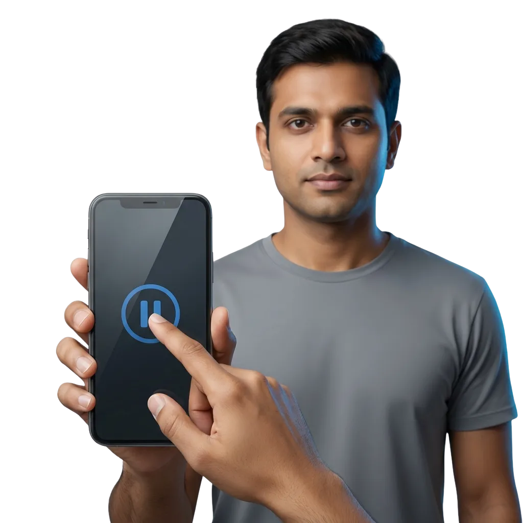 Ilustración sobre juego responsable en línea, con mensajes de control, límites personales y bienestar del jugador