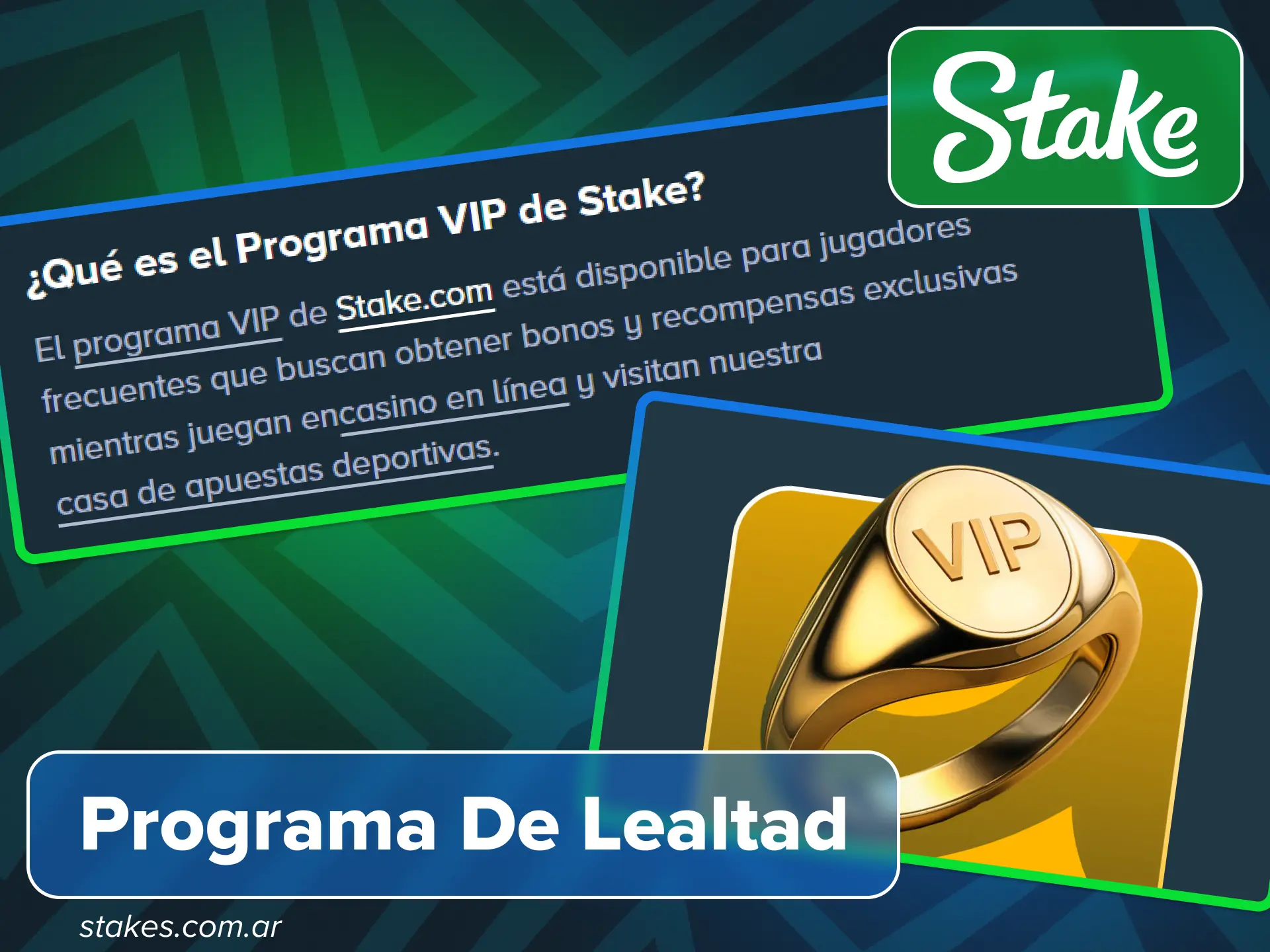 Únete al programa VIP en el sitio oficial de Stake.