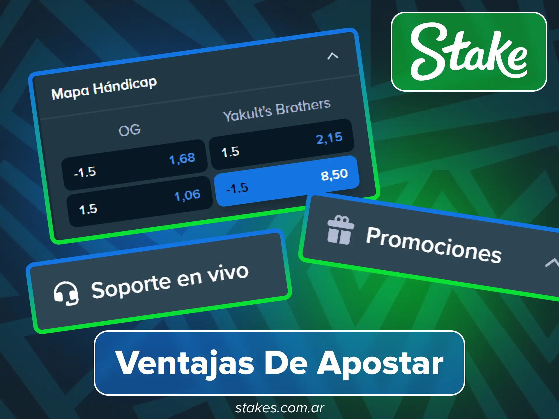 Conoce ventajas de apostar en el sitio oficial de Stake.
