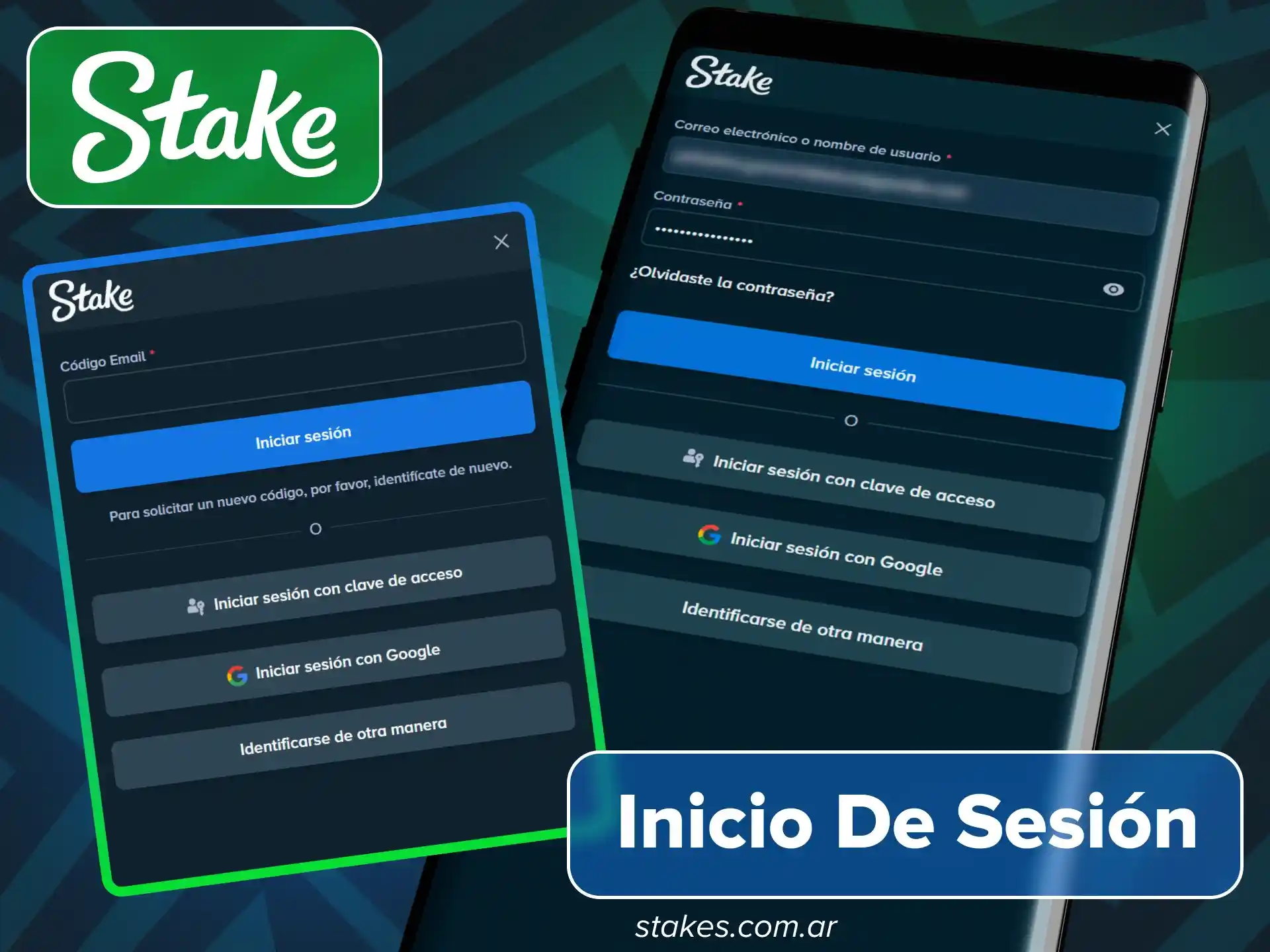 Completa el registro de tu nueva cuenta desde la aplicación oficial de Stake Argentina.