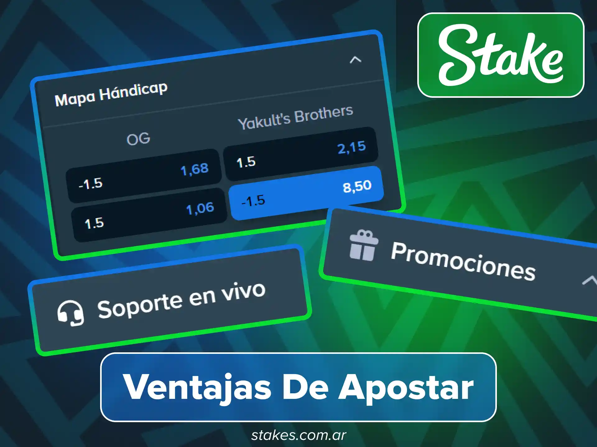 Conoce ventajas de apostar en el sitio oficial de Stake.