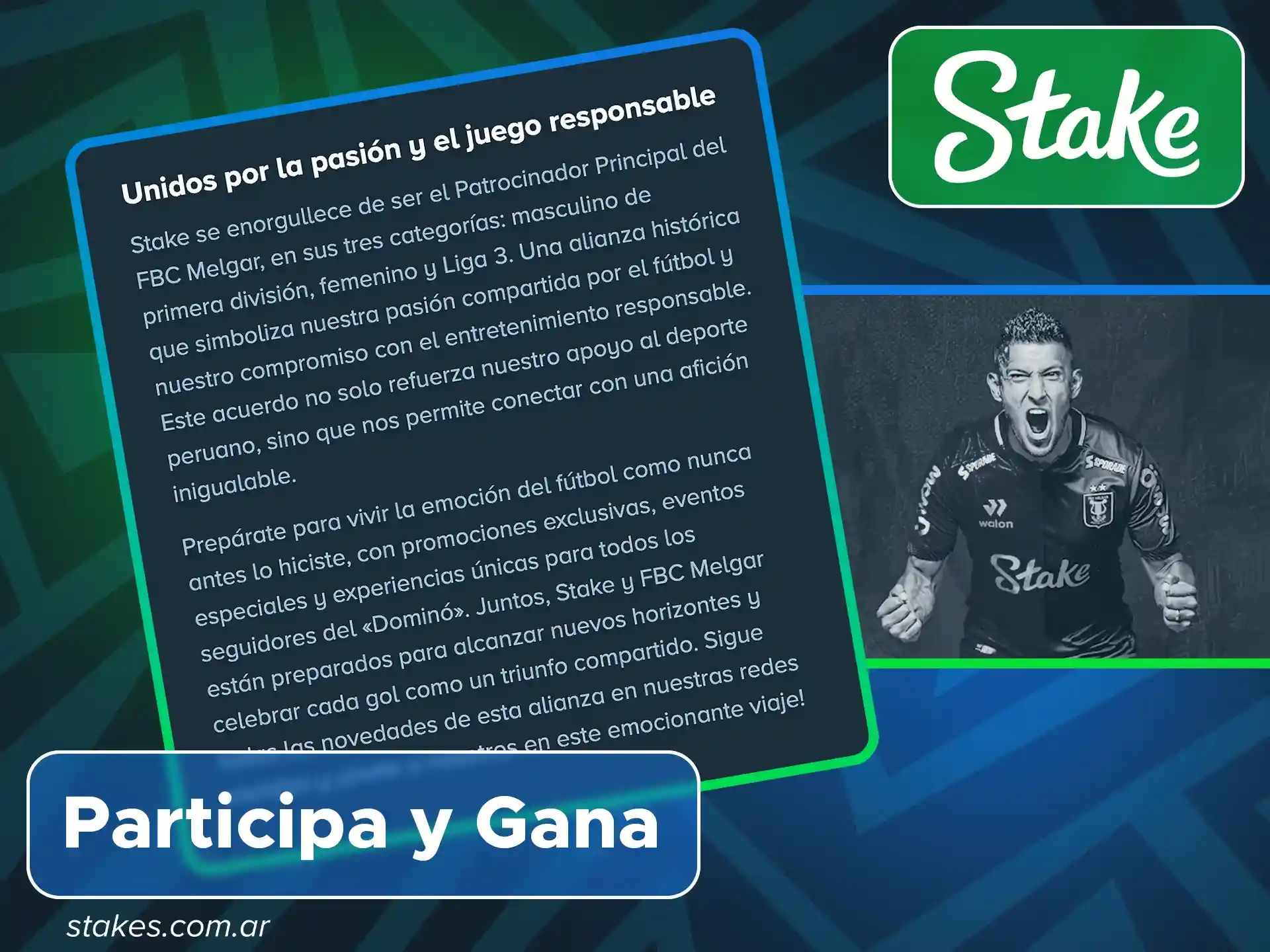 Aprovechá las promociones exclusivas de Stake relacionadas con el Melgar para potenciar tus apuestas y ganar premios increíbles.