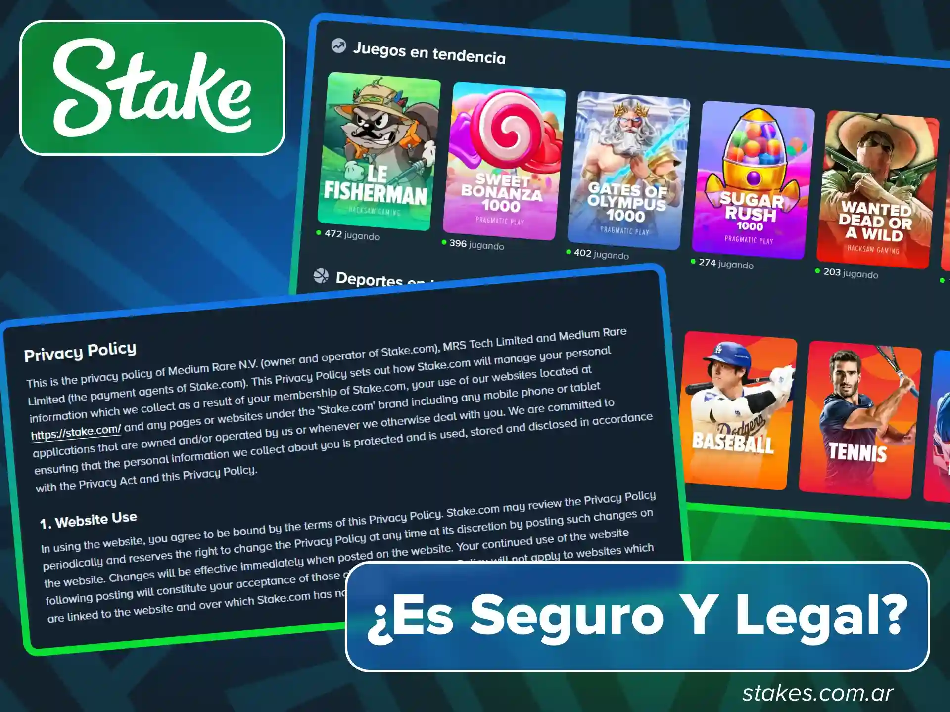 Consulta la información sobre las licencias oficiales y la legalidad de operar en Stake Argentina.