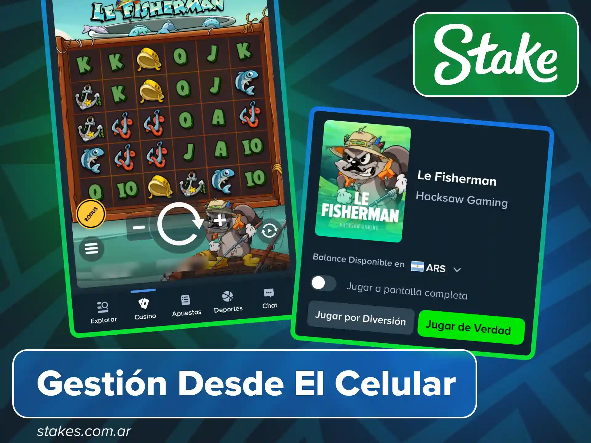 Juega tragamonedas móviles en el sitio oficial de Stake hoy.