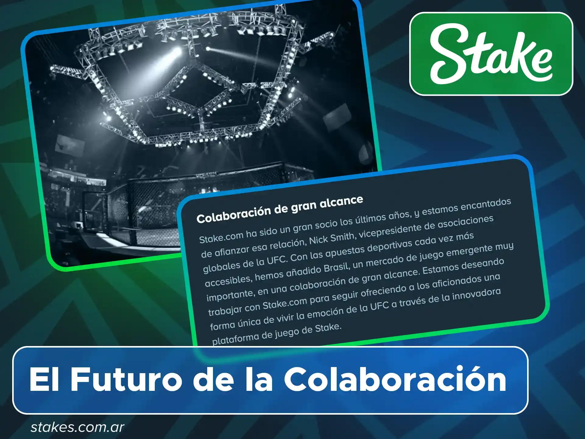 Analizamos las próximas innovaciones y eventos exclusivos que surgirán de esta alianza a largo plazo entre Stake y la UFC.